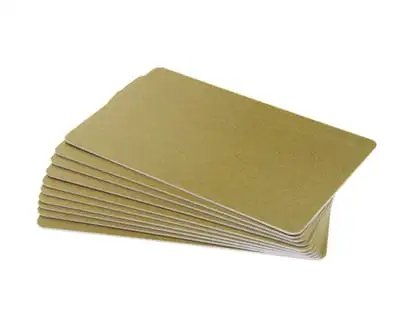 Gold CR80 PVC Cards (100pk)